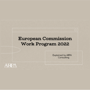 European Commission Work Program 2022