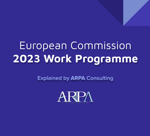 Programa de trabajo de la Comisión Europea 2023