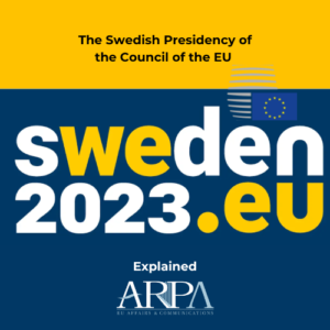 The Swedish Presidency of the Council of the European Union